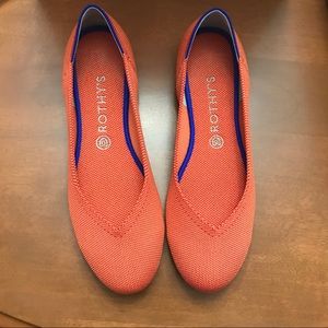 Rothy’s Persimmon Heel Stripe - Size 11